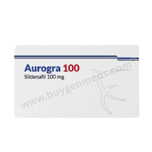 Aurogra 100 mg (Sildenafil Citrate 100mg)