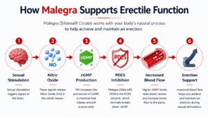 Malegra Supports Erectile Function