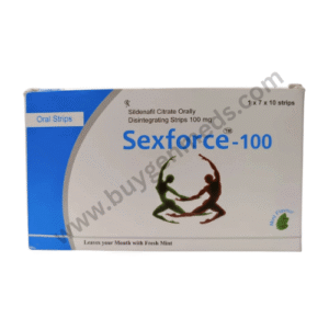 Sexforce 100mg (Sildenafil Citrate Orally Strip )