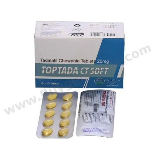 Toptada CT Soft 20mg (Tadalafil chewable) Toptada CT Soft
