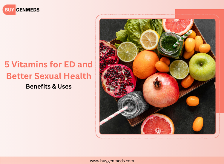 5 Vitamins for ED and Better Sexual Health