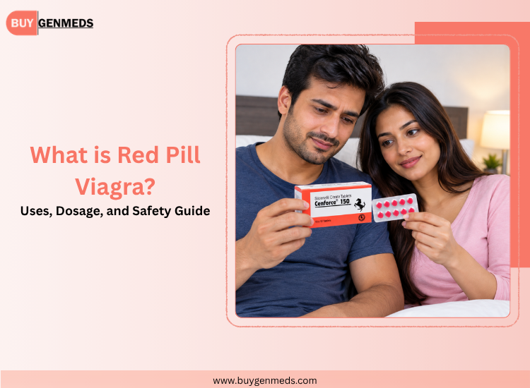 Red Viagra Pill for ED: Uses, Benefits, Side Effects, and More