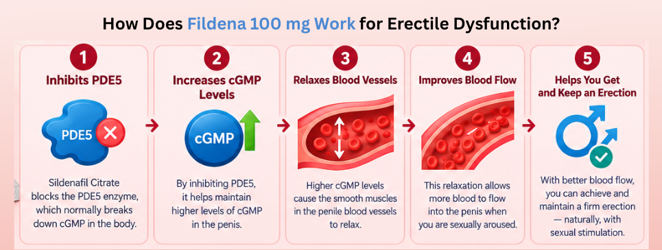 Fildena 100 mg Work