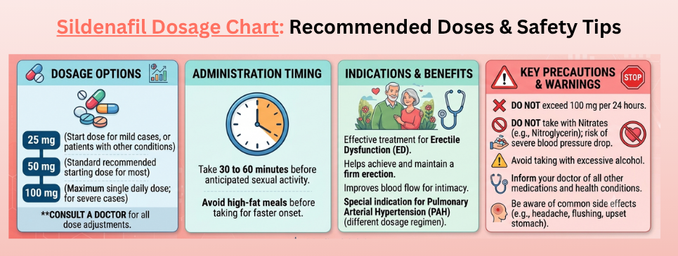 Sildenafil Dosage Chart